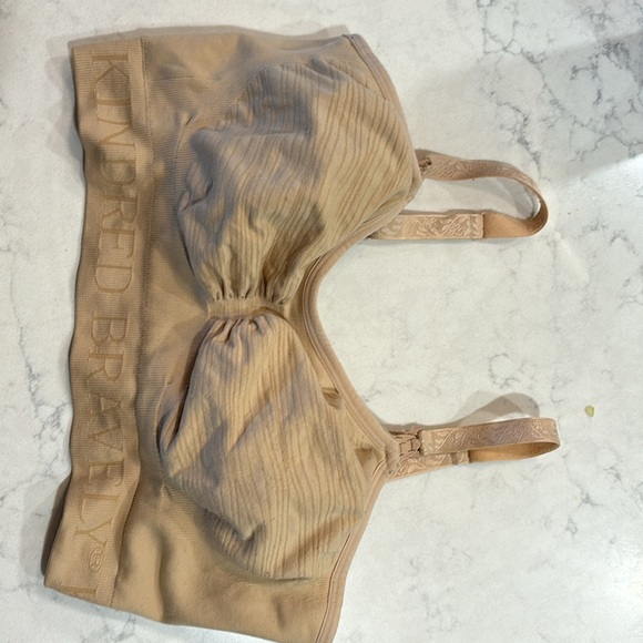 KINDRED BRAVELY Sublime Nursing and Pumping Bra 3-in-1 Beige Size Medium - Picture 8 of 13